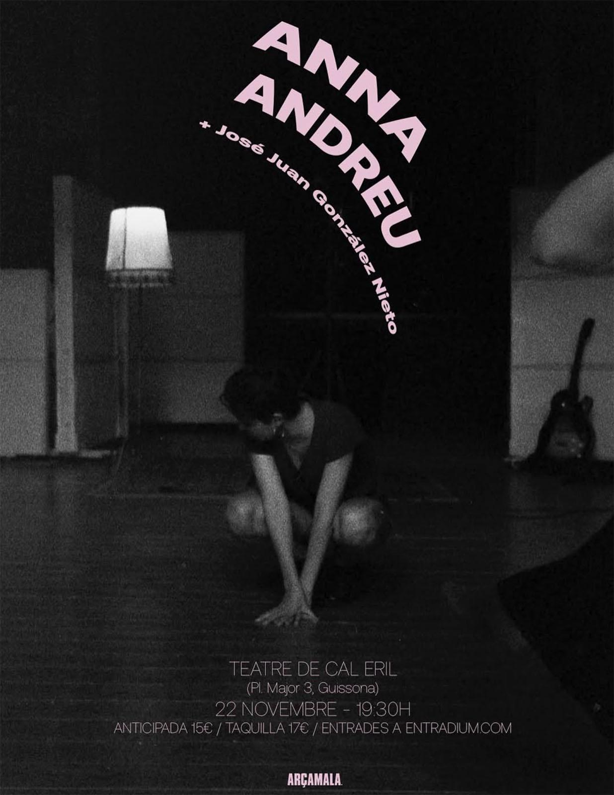 cartell Concert 'Anna Andreu i Jose Juan González Nieto' cartell Concert 'Anna Andreu i Jose Juan González Nieto'