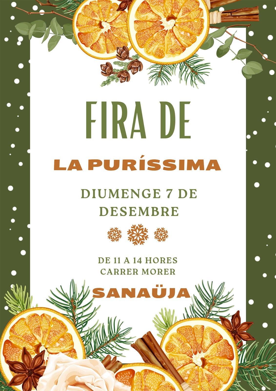 cartell Fira de la Puríssima cartell Fira de la Puríssima