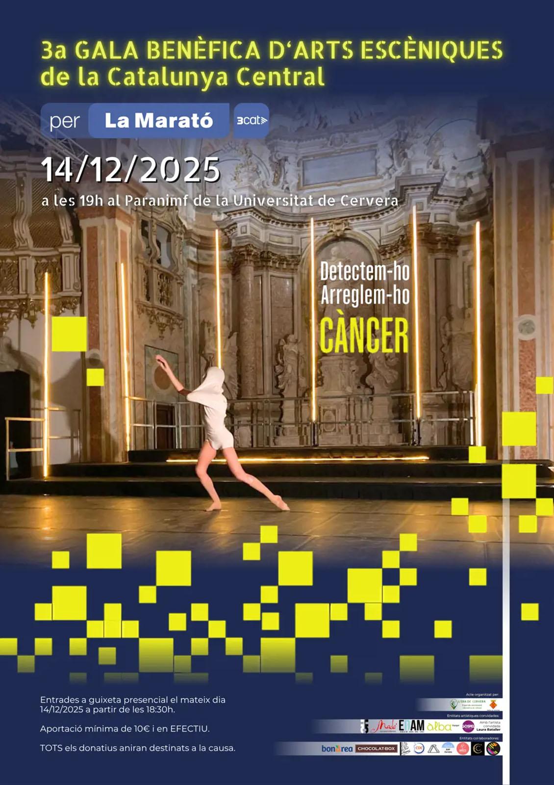 cartell Marató 2025 a Cervera cartell Marató 2025 a Cervera