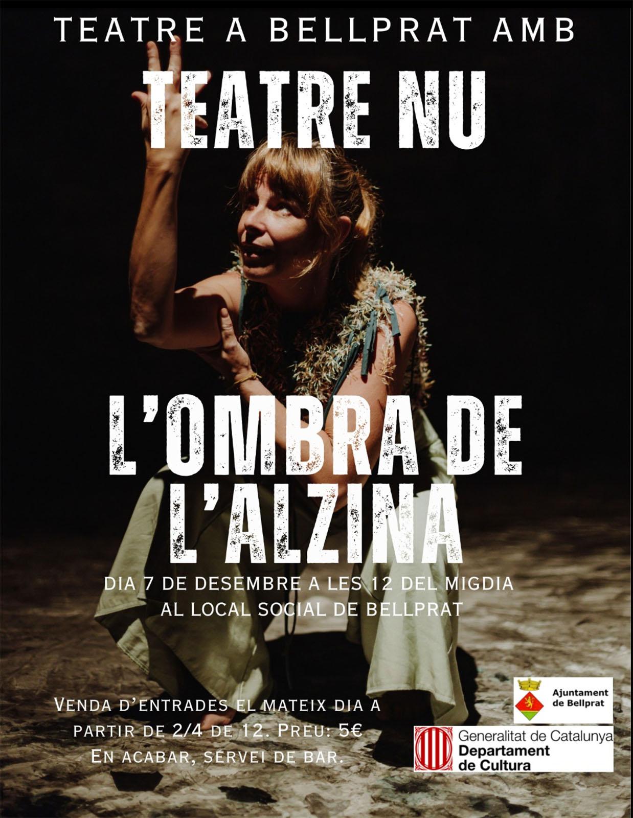 cartell Teatre ' L'ombra de l'alzina' cartell Teatre ' L'ombra de l'alzina'