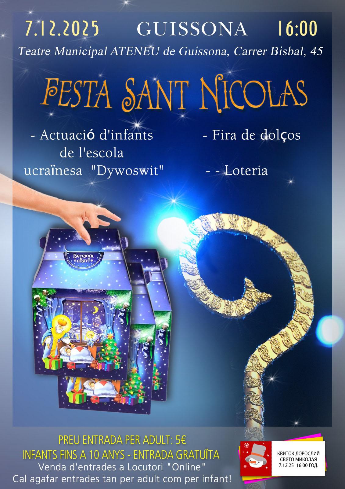 cartell Fest de Sant Nicolas cartell Fest de Sant Nicolas
