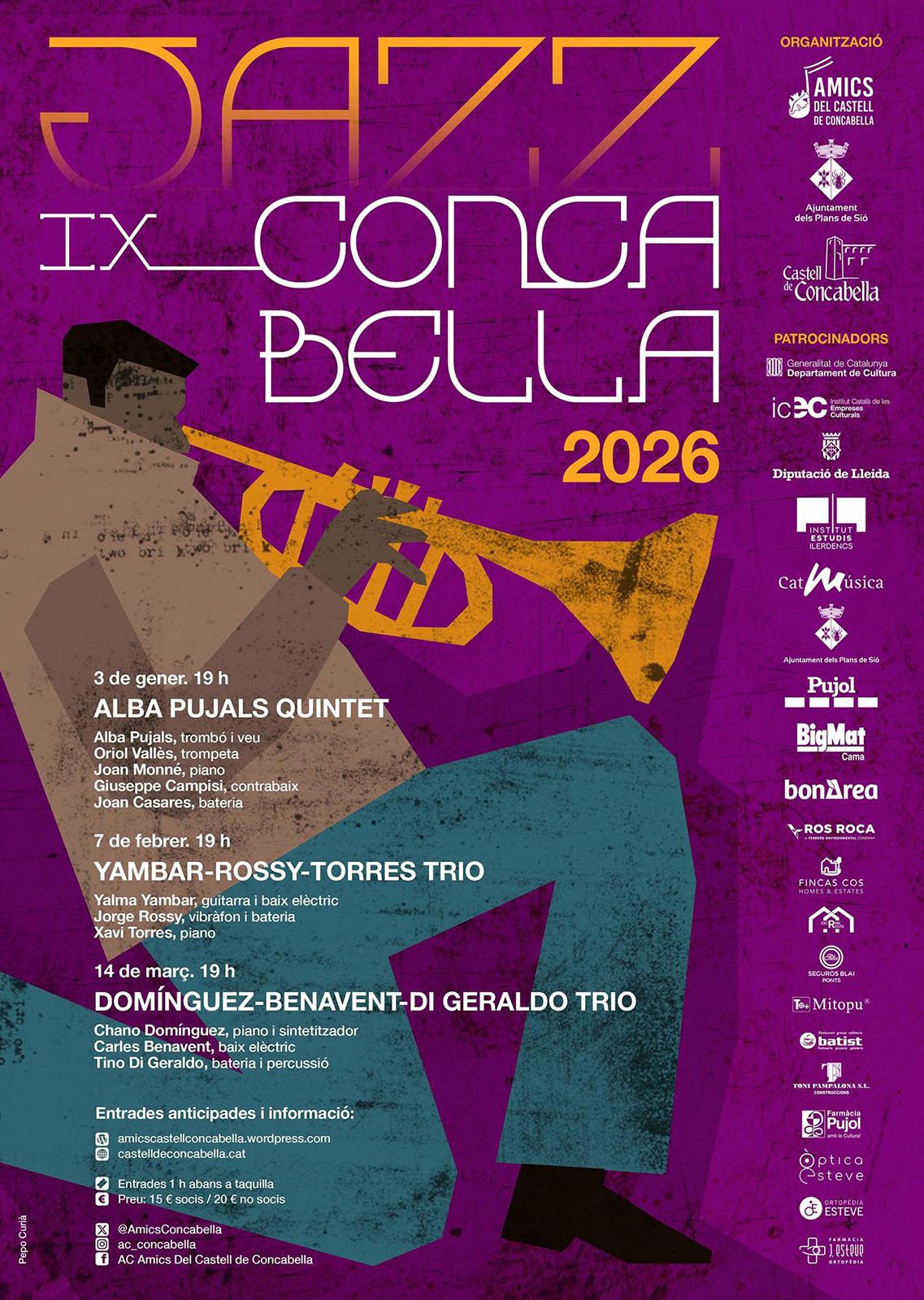 cartell IX JazzConcabella 2026 cartell IX JazzConcabella 2026