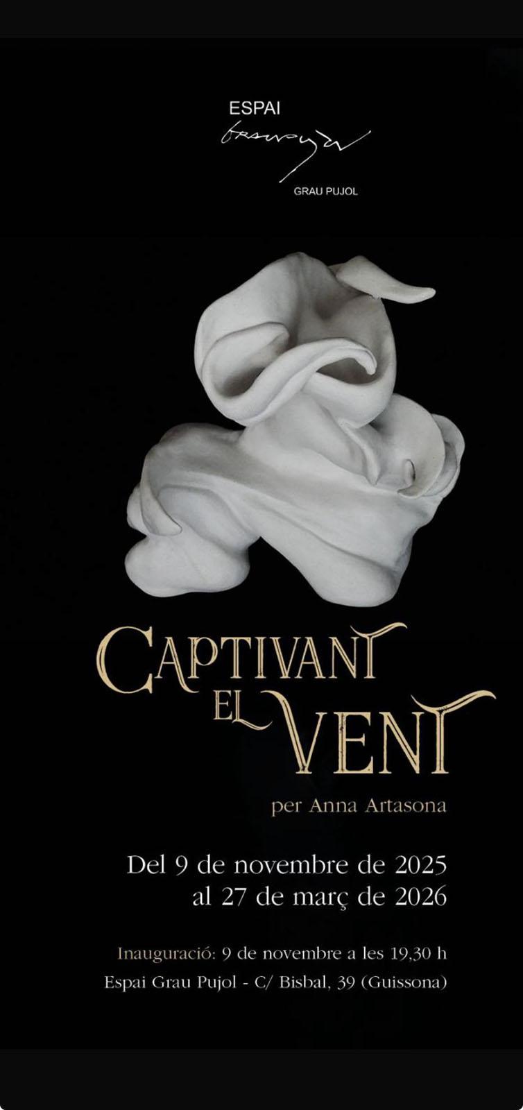 cartell Exposició 'Captivant el vent' cartell Exposició 'Captivant el vent'