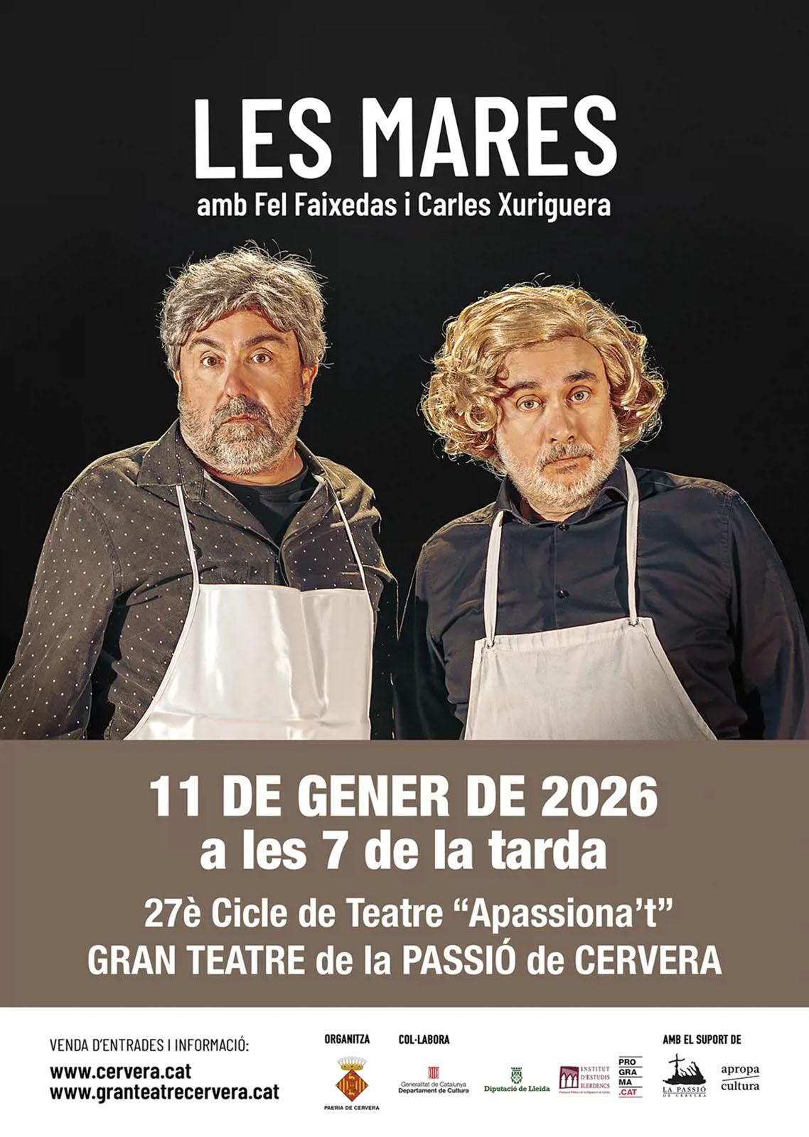 cartell Teatre 'Les mares' cartell Teatre 'Les mares'