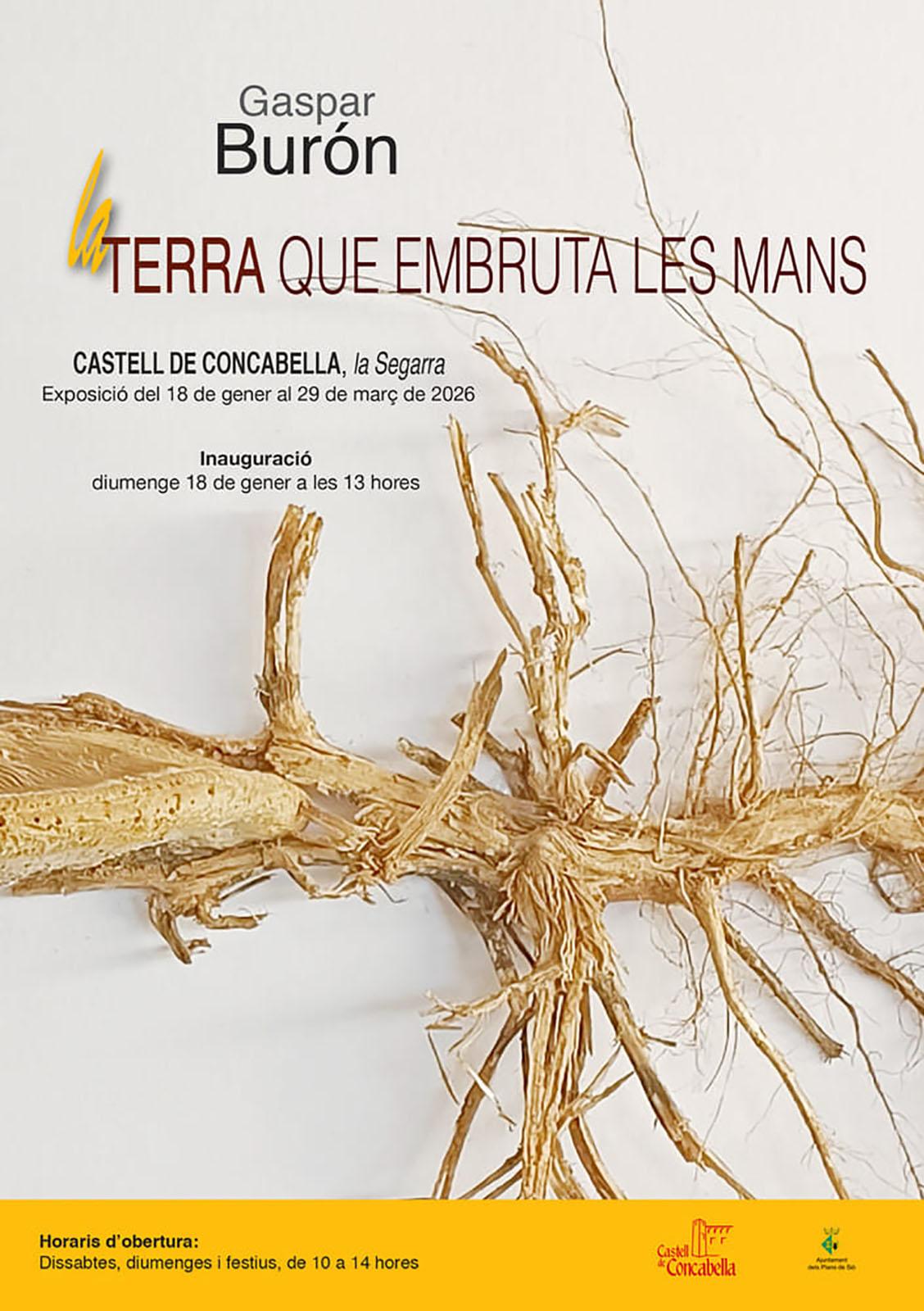 cartell Exposició 'La terra que embruta les mans'