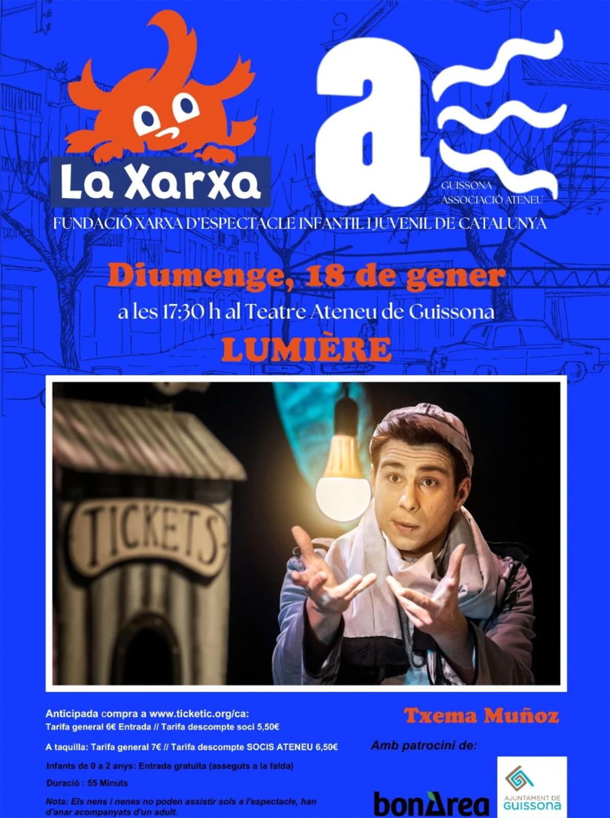 cartell Espectacle 'Lumière'