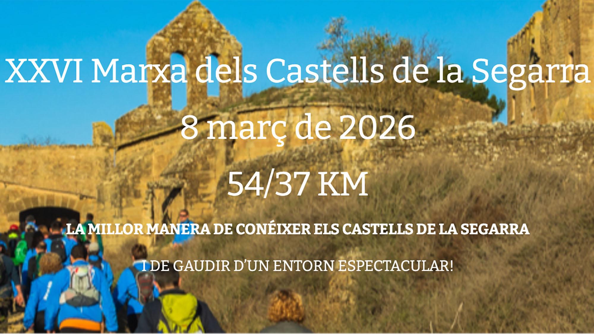 cartell XXVI Marxa dels Castells de la Segarra cartell XXVI Marxa dels Castells de la Segarra